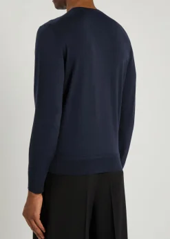 Crew-neck wool jumper