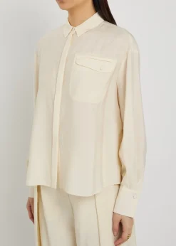 Crinkled woven shirt
