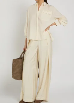 Crinkled woven shirt