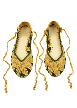 Crochet ballerina flats