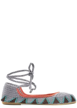 Crochet ballerina flats