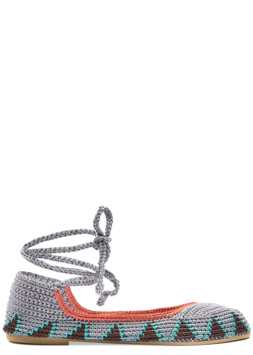 Crochet ballerina flats