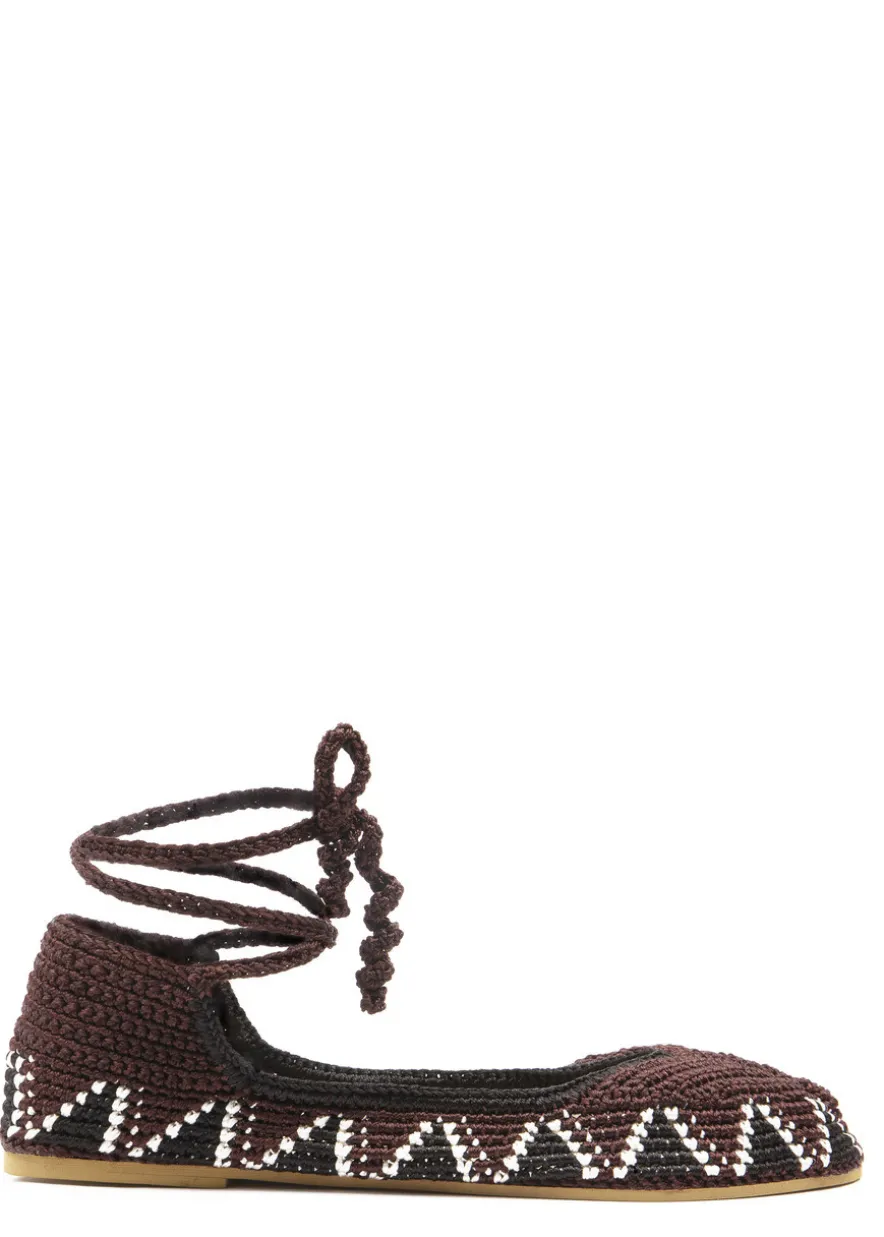 Crochet ballerina flats