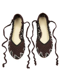 Crochet ballerina flats