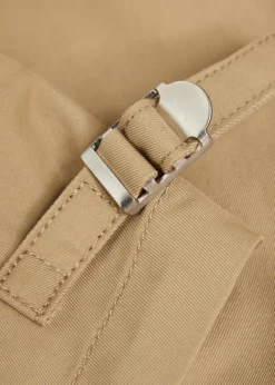 Cropped cotton-blend jacket