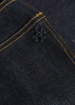Cropped flared-leg jeans