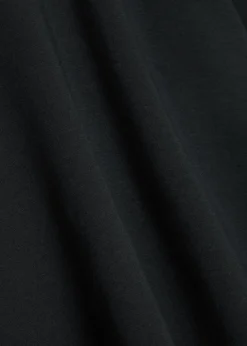 Cropped jersey sweatshirt