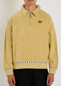 Croquet Ground striped terry-cotton sweatshirt