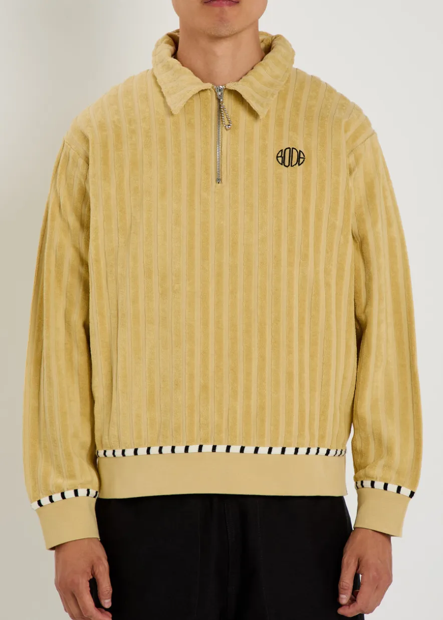 Croquet Ground striped terry-cotton sweatshirt