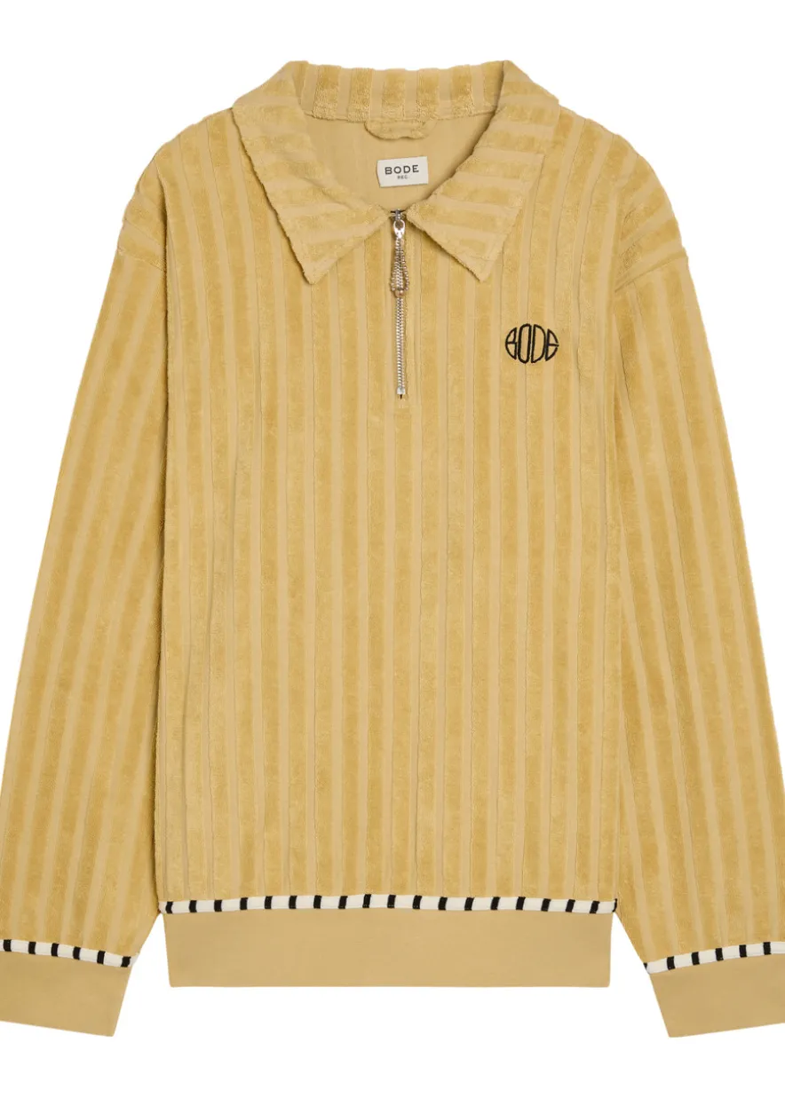 Croquet Ground striped terry-cotton sweatshirt
