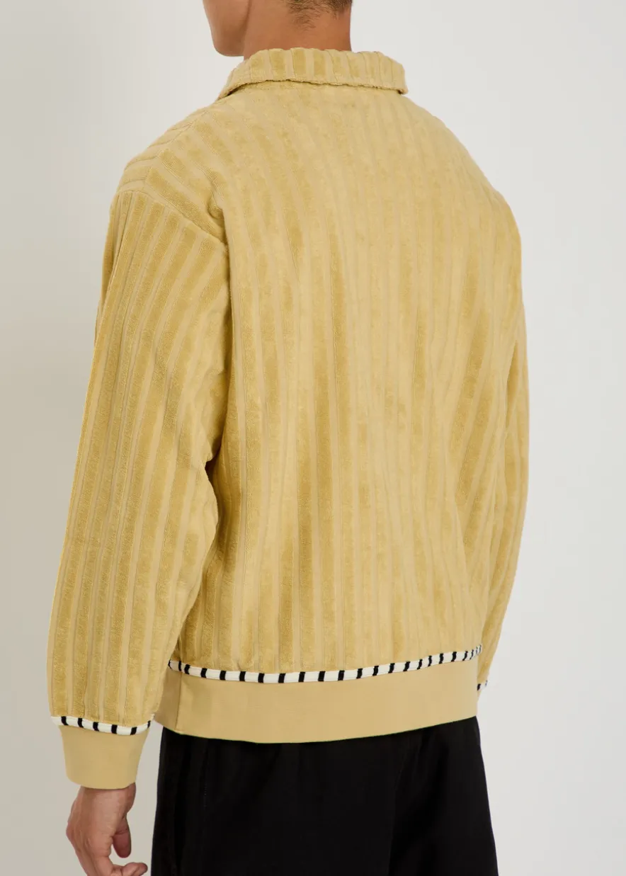 Croquet Ground striped terry-cotton sweatshirt