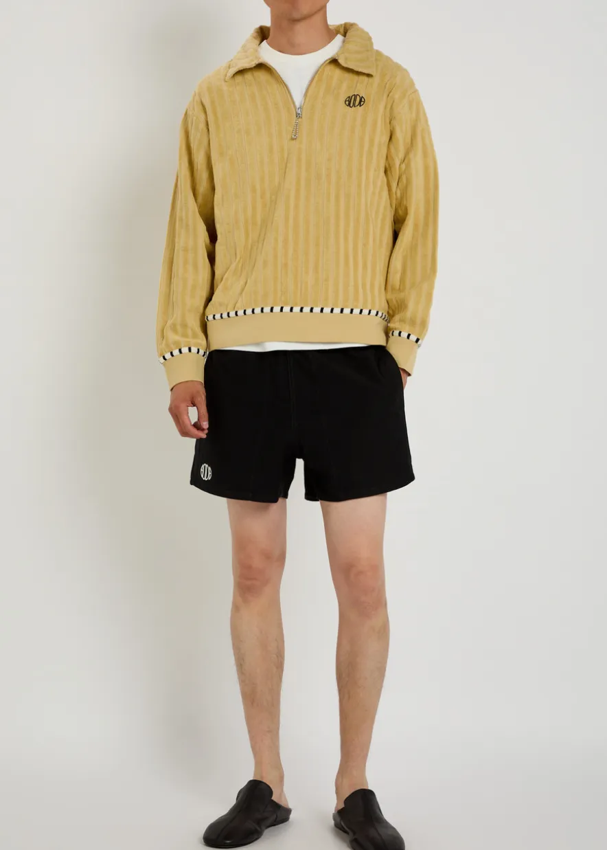 Croquet Ground striped terry-cotton sweatshirt
