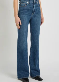 Crosbie flared-leg jeans