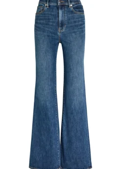 Crosbie flared-leg jeans