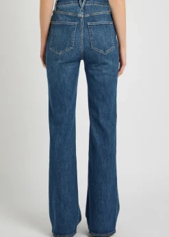 Crosbie flared-leg jeans