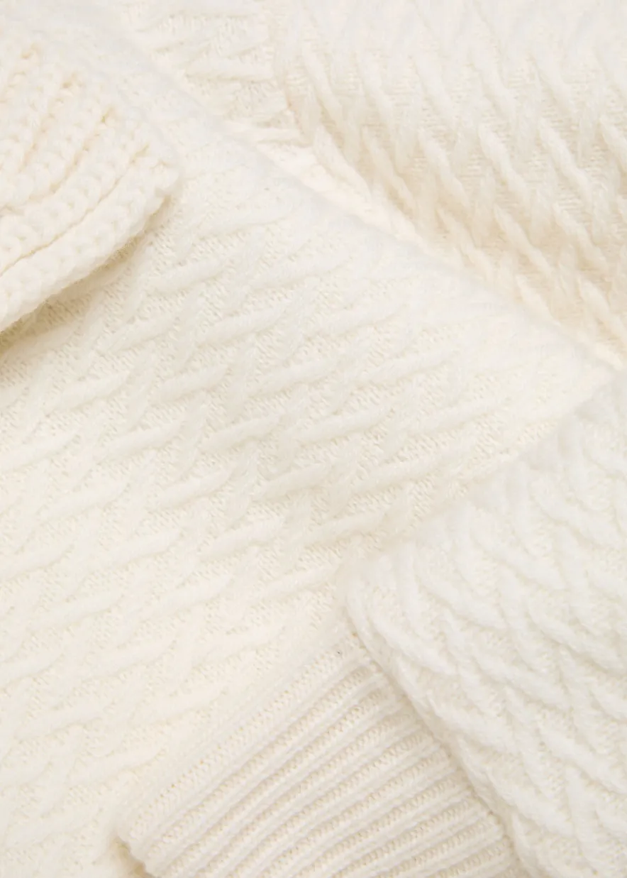 Cross Country textured wool-blend jacket