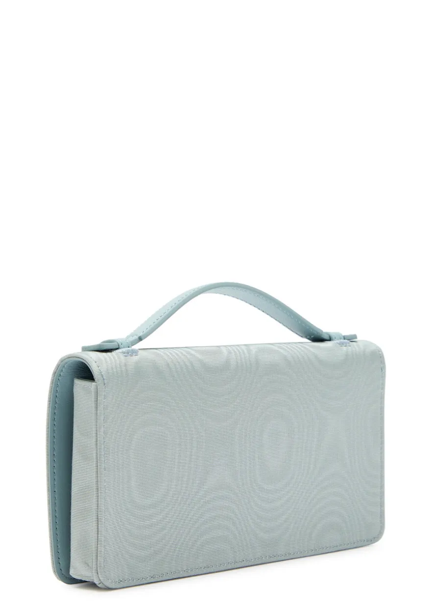 Crystal-embellished VLogo moiré wallet-on-chain