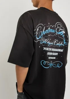 Crystal Script printed cotton T-shirt