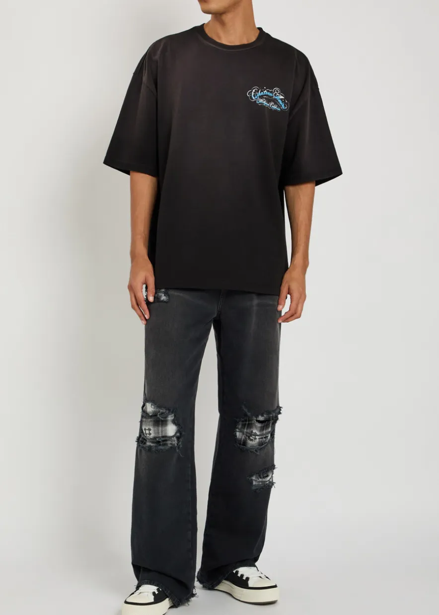 Crystal Script printed cotton T-shirt