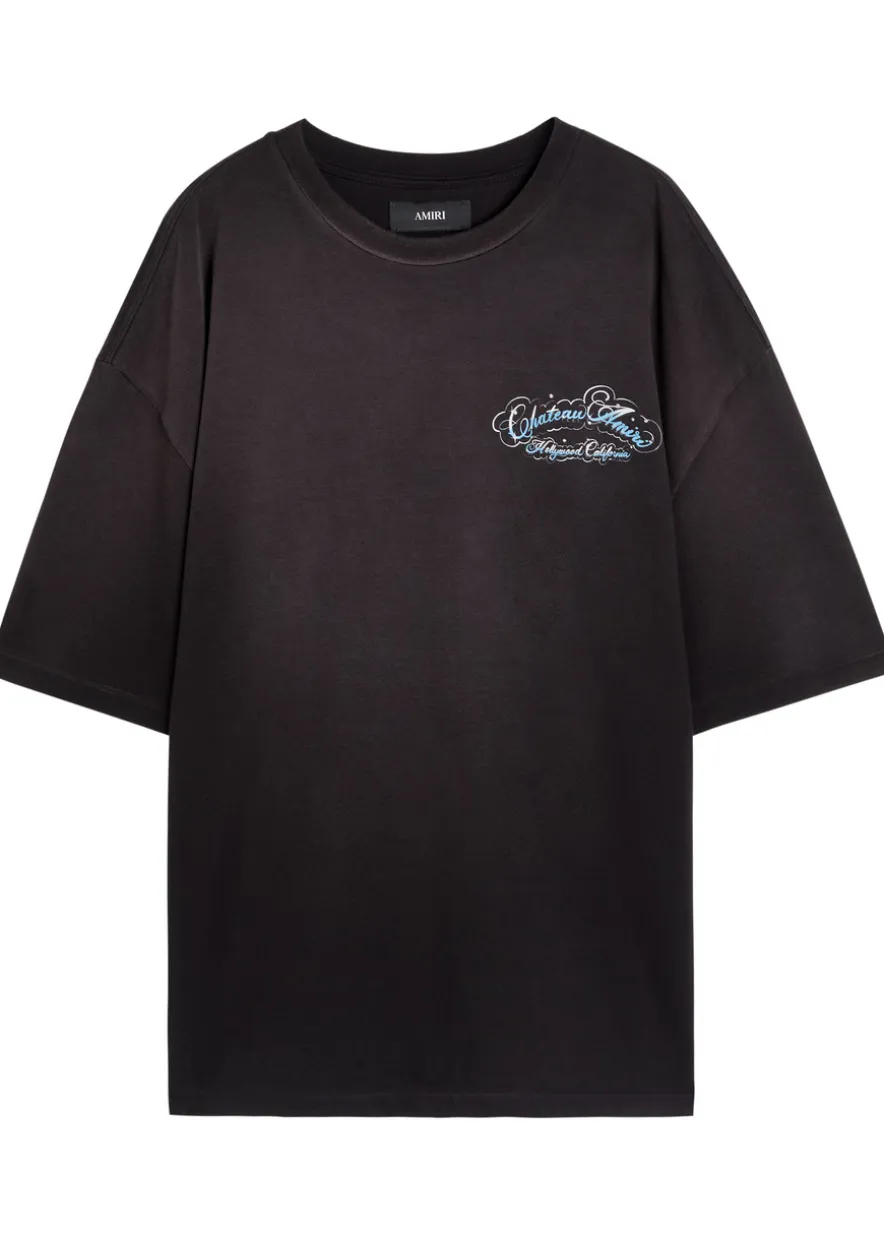 Crystal Script printed cotton T-shirt