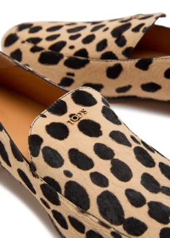 Cuoio 25M animal-print calf hair loafers