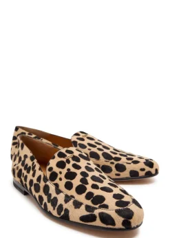 Cuoio 25M animal-print calf hair loafers