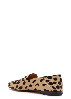 Cuoio 25M animal-print calf hair loafers