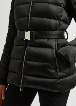 Cupidone hooded belted shell jacket