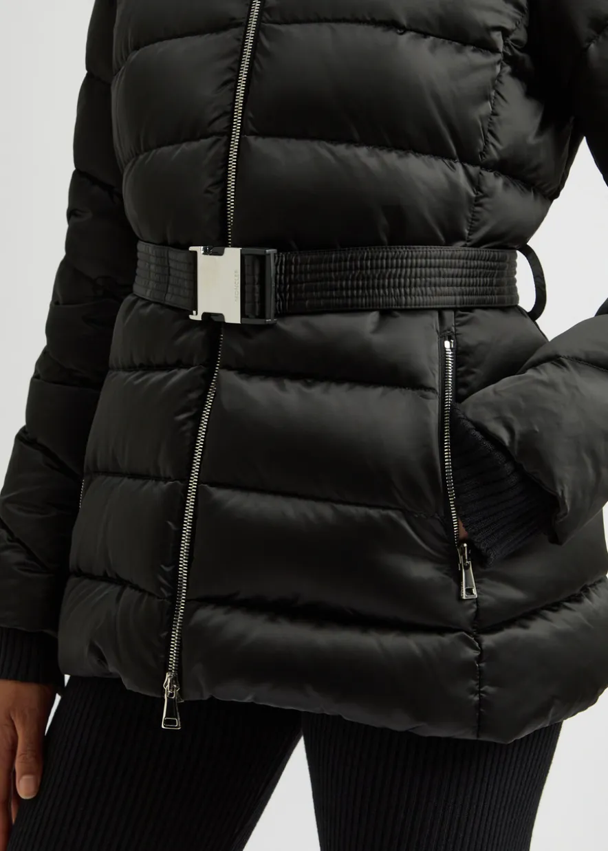 Cupidone hooded belted shell jacket