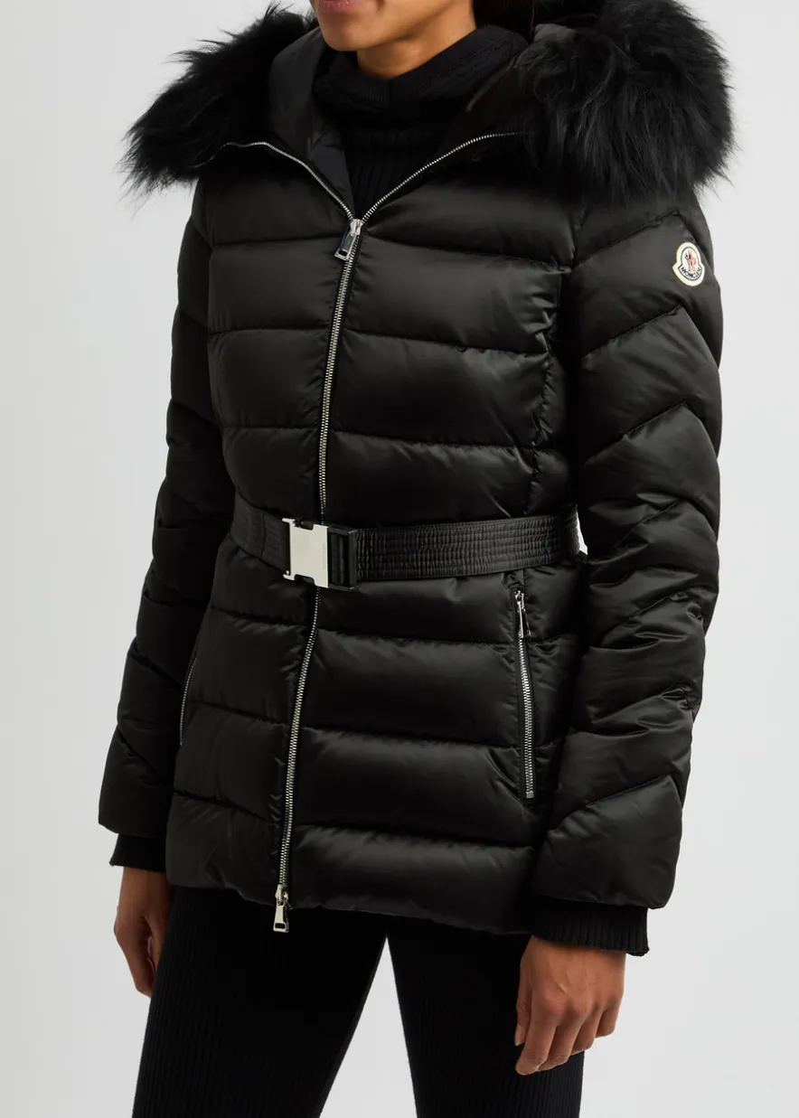 Cupidone hooded belted shell jacket