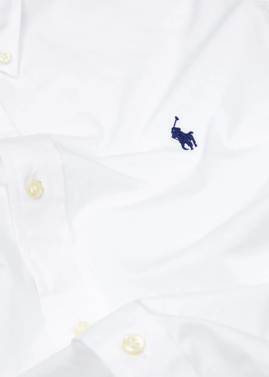 Custom cotton-poplin shirt