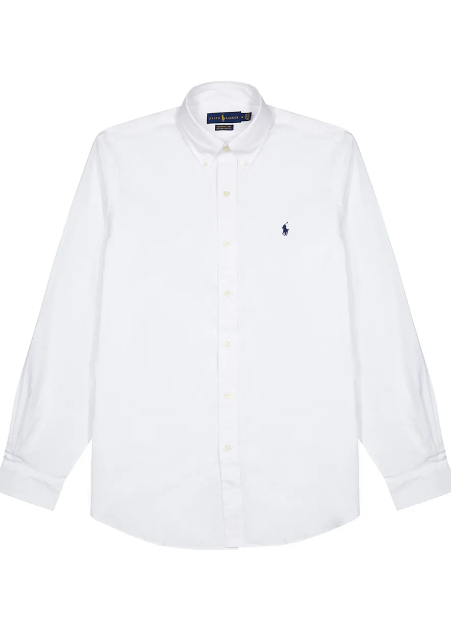 Custom cotton-poplin shirt