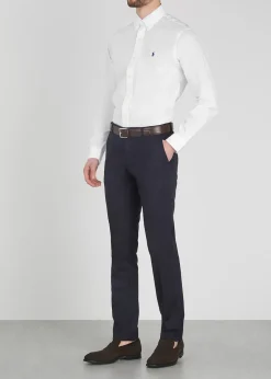 Custom cotton-poplin shirt