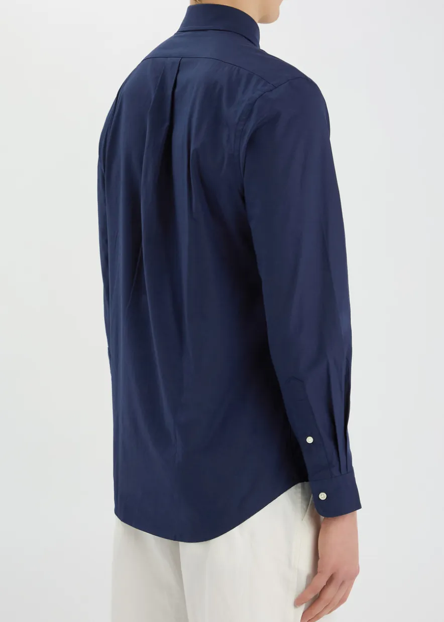 Custom cotton-poplin shirt