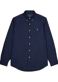 Custom cotton-poplin shirt
