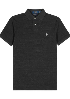 Custom slim piqué cotton polo shirt