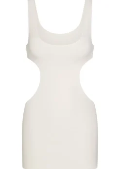 Cut-out stretch-jersey mini dress