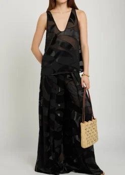 Cybelle devoré georgette trousers
