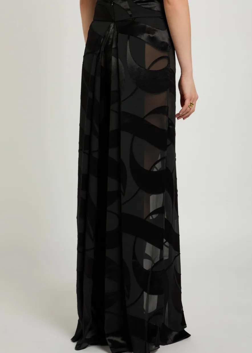 Cybelle devoré georgette trousers