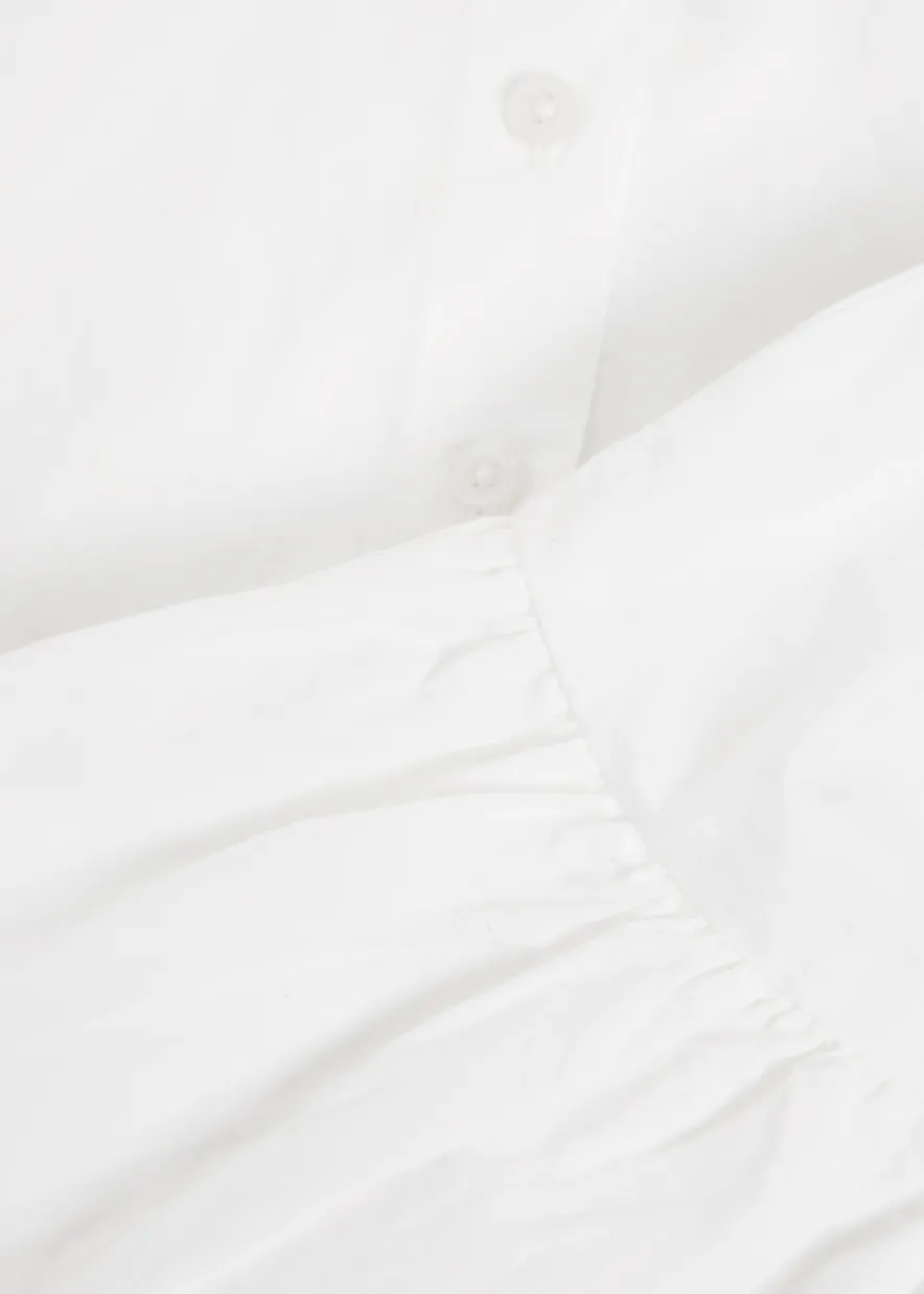 Cyrus eyelet cotton-poplin blouse