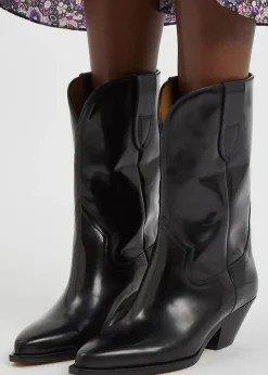 Dahope 50 black leather ankle boots