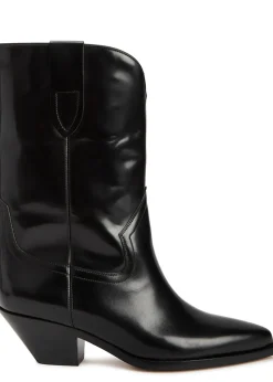 Dahope 50 black leather ankle boots