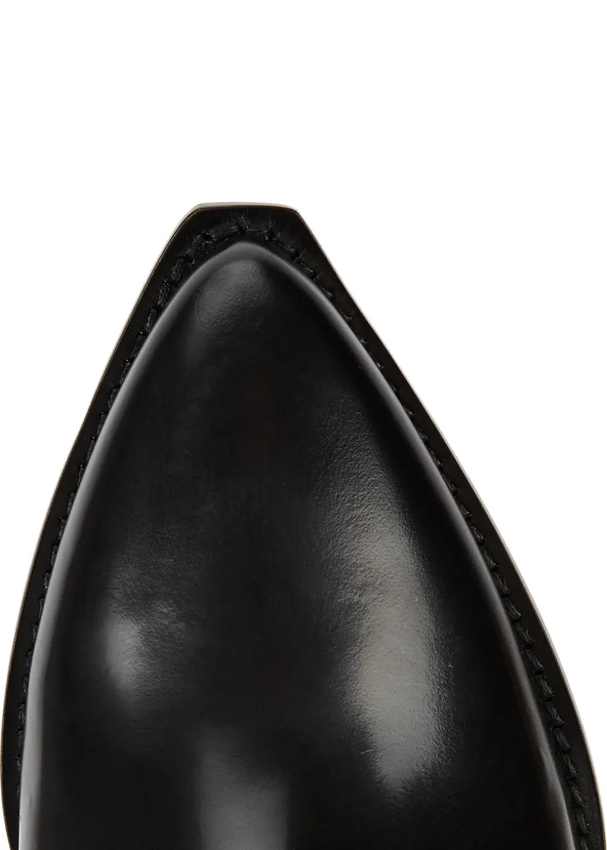 Dahope 50 black leather ankle boots