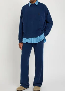 Daily logo-embroidered cotton and cashmere-blend sweatpants