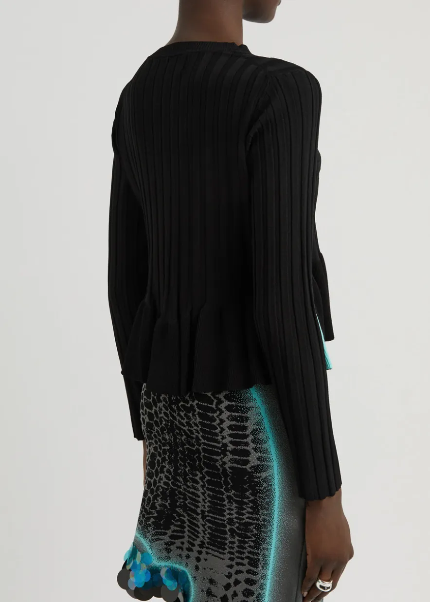 Dakota ribbed-knit top