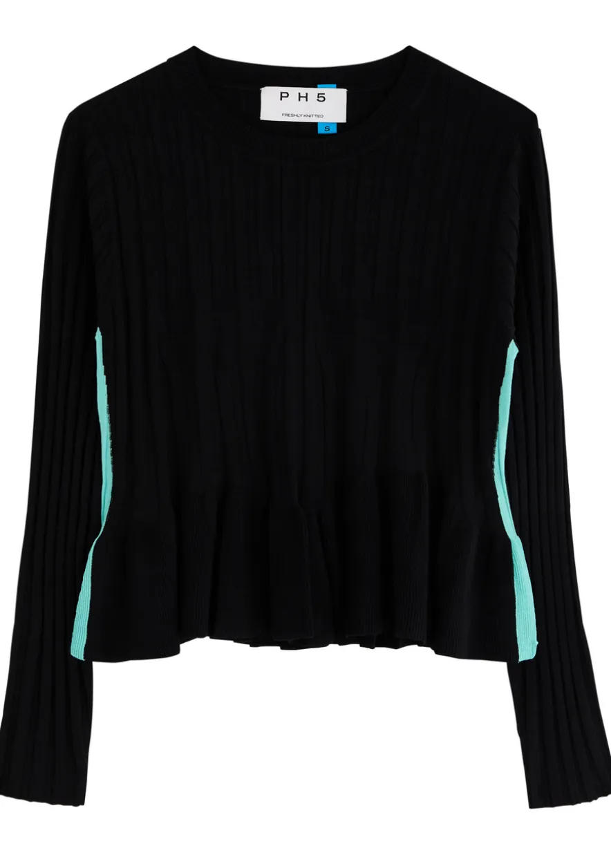 Dakota ribbed-knit top