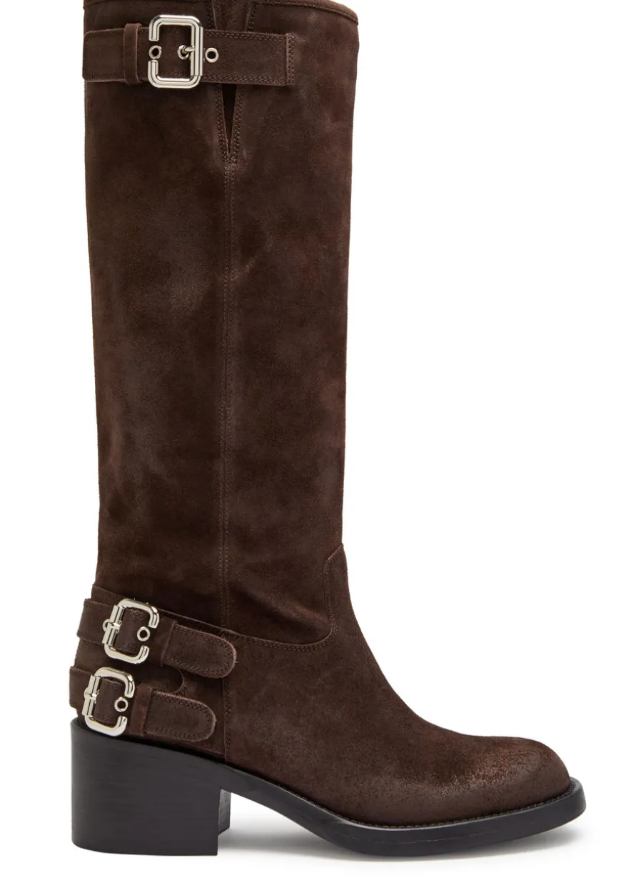Dakota suede knee-high boots