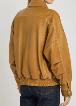 Dalma grained leather jacket