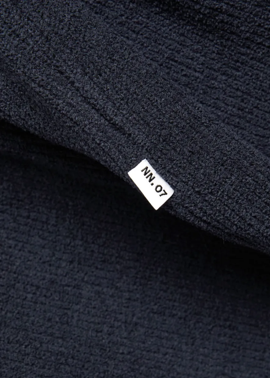 Danny half-zip ribbed knit jumper