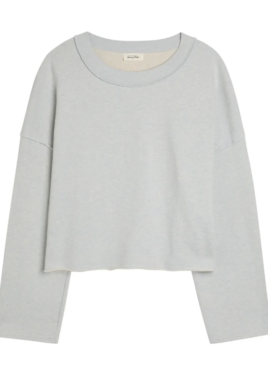 Dantown cropped cotton sweatshirt